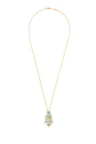 Ya Ein Alkaff Necklace, 18k Yellow Gold, Diamonds, Pearls & Precious Stones